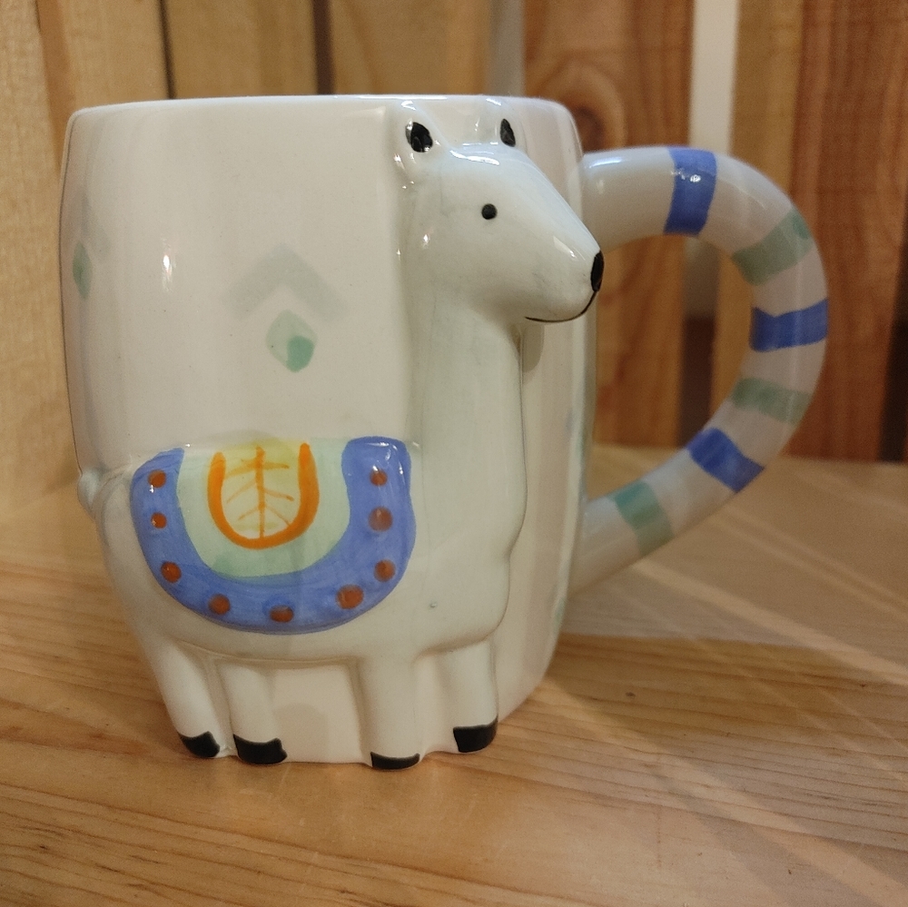 Pfaltzgraff Llama 3-D Coffee Mug Cup